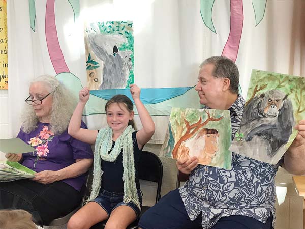 Animal kindness theme of art class